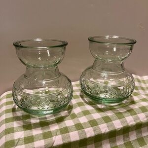NWOT LOT OF 2 BULB VASES.